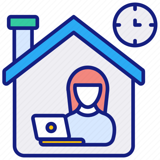 Work, from, home, computer, employee, freelancer, internet icon - Download on Iconfinder