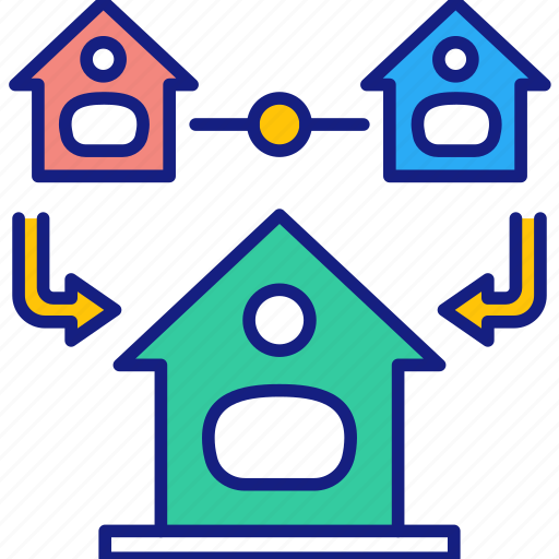 Remote, connection, home, house, work, freelance icon - Download on Iconfinder