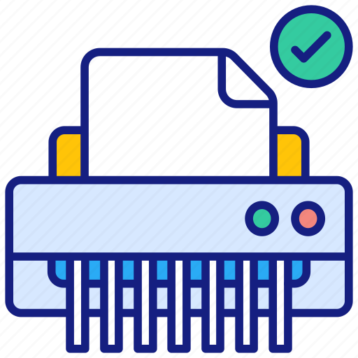 Paper, shredder, destroy, device, document, classified icon - Download on Iconfinder