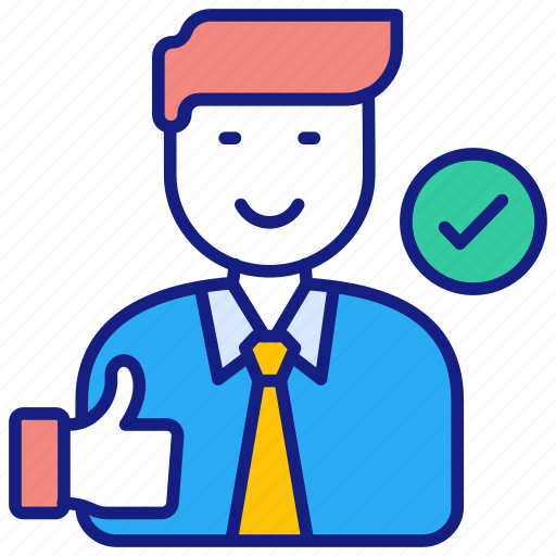 Boss, employed, employer, employment, happy, office, self icon - Download on Iconfinder