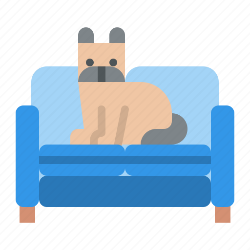 Dog, sofa, pet, relax icon - Download on Iconfinder