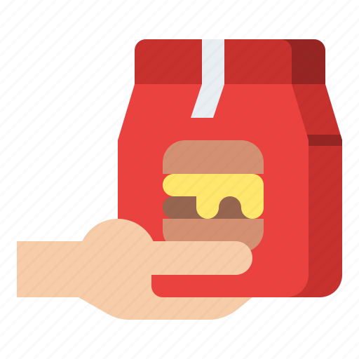 Food, delivery, meal, feed, remote, employee icon - Download on Iconfinder
