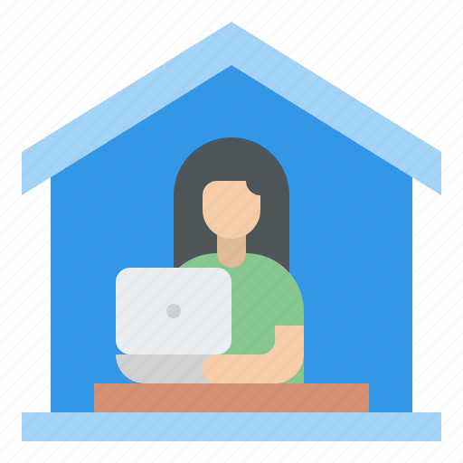 Stay, home, job, work, productive icon - Download on Iconfinder