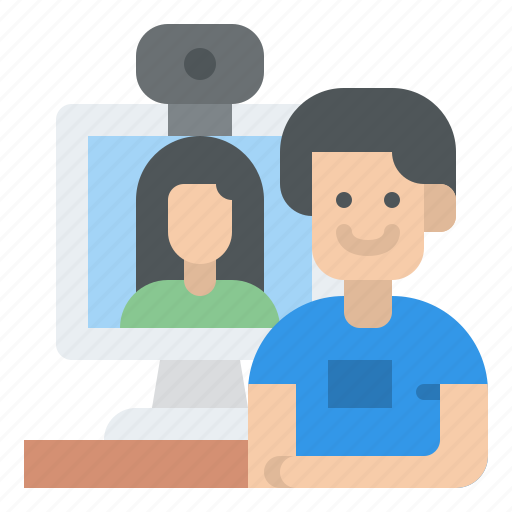 Video, conference, discuss, talk, online, meeting icon - Download on Iconfinder