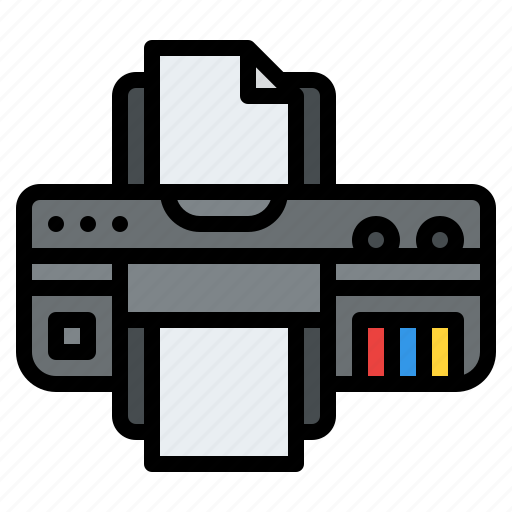 Printer, document, printed, device icon - Download on Iconfinder
