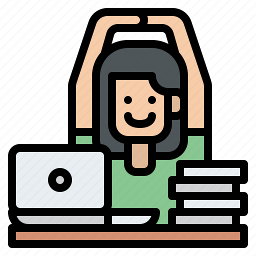 Working, finish, job, relax, productive icon - Download on Iconfinder