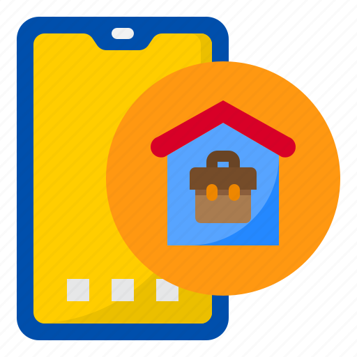 Bag, from, home, mobilephone, online, work icon - Download on Iconfinder