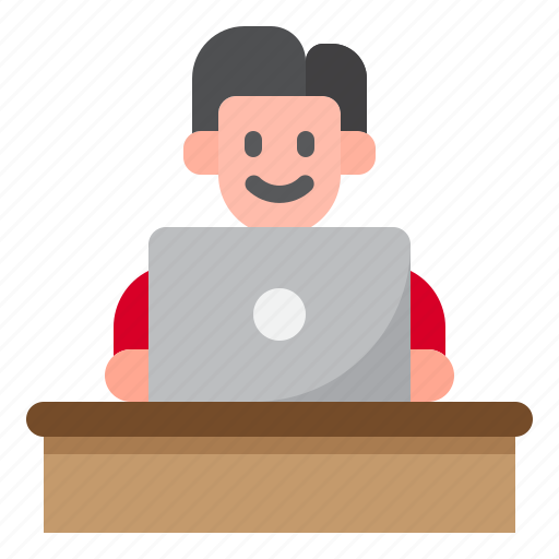 From, home, job, work, worker icon - Download on Iconfinder
