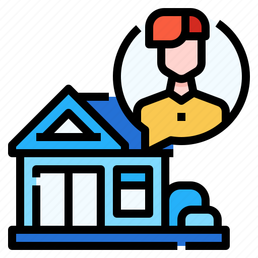 At, bubble, protection, quarantine, speech, stay, work from home icon - Download on Iconfinder