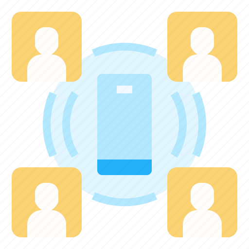 Call, communications, conference, meeting, online, phone, work from home icon - Download on Iconfinder