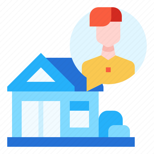 At, bubble, protection, quarantine, speech, stay, work from home icon - Download on Iconfinder