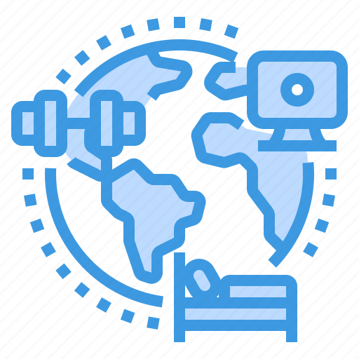 Global, work, at, home, exercise, sleep, working icon - Download on Iconfinder