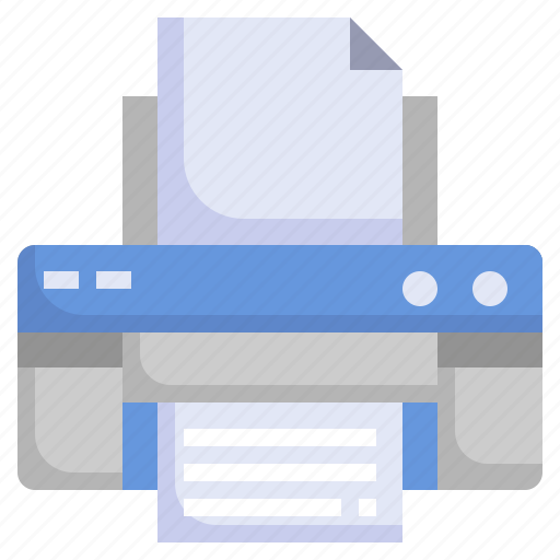 Printer, printing, files, and, folders, electronics, ink icon - Download on Iconfinder