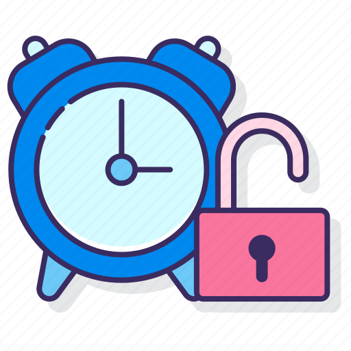 Flexible, hours, lock, work icon - Download on Iconfinder