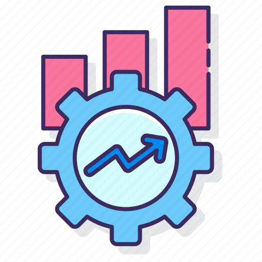 Chart, gear, graph, productivity icon - Download on Iconfinder