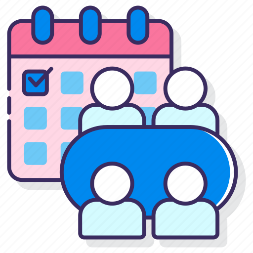 Business, management, meeting, scheduled icon - Download on Iconfinder