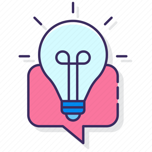 Chat, light bulb, tips, tricks icon - Download on Iconfinder