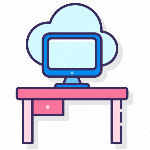 Cloud, office, virtual, workspace icon - Download on Iconfinder
