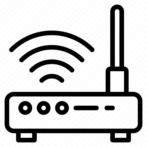 Broadband modem, internet device, network router, wifi modem, wifi router, wireless internet, wireless router icon - Download on Iconfinder