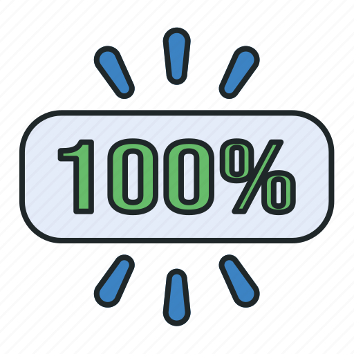 Hundred, percent, percentage, pure, sign icon - Download on Iconfinder