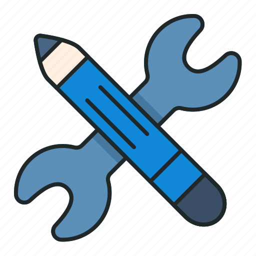 Fountain, pen, tools, wrench, preferences, settings, system icon - Download on Iconfinder