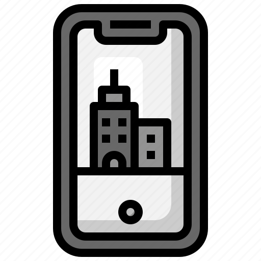 Office, work, workplace, building, smartphone icon - Download on Iconfinder