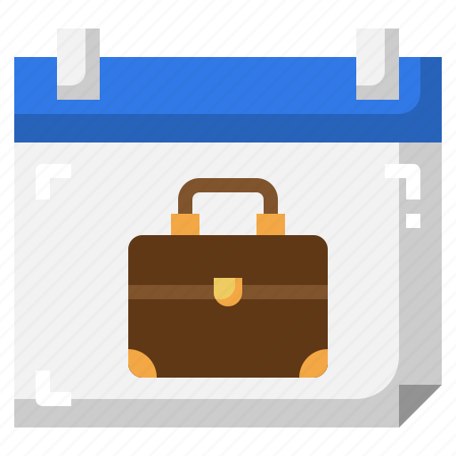 Date, jobs, briefcase, worker, calendar icon - Download on Iconfinder