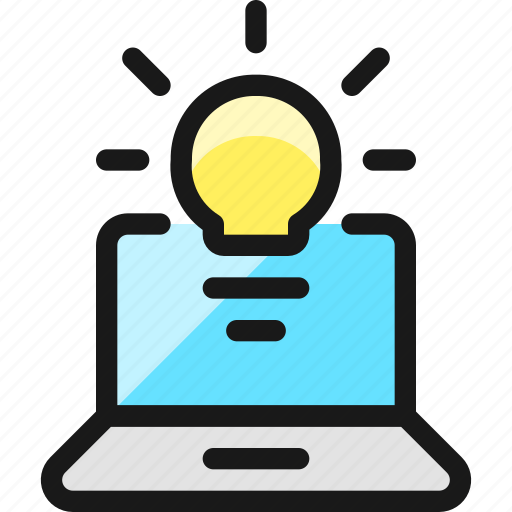 Laptop, idea icon - Download on Iconfinder on Iconfinder
