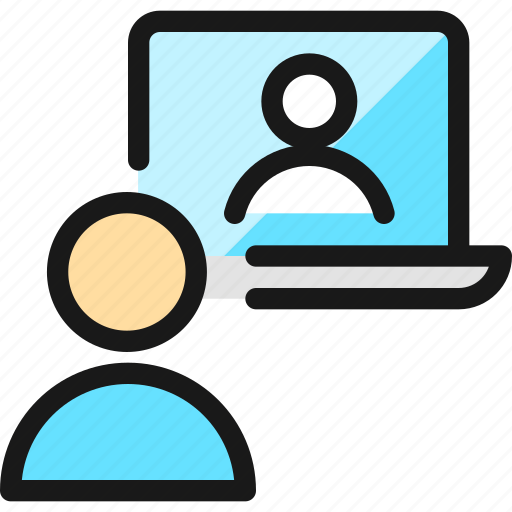 Meeting, laptop, team icon - Download on Iconfinder