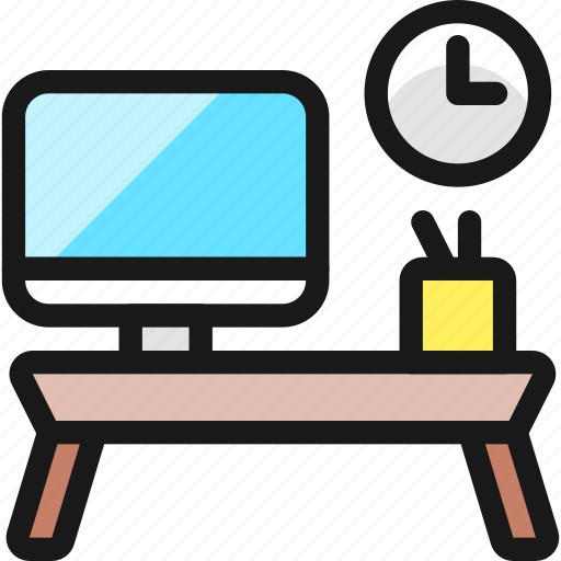 Desk, office icon - Download on Iconfinder on Iconfinder