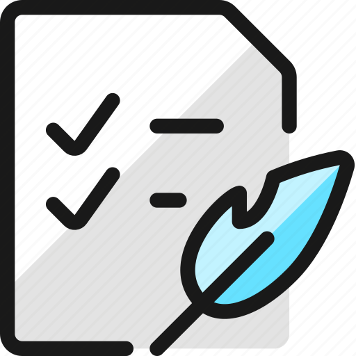 List, quill icon - Download on Iconfinder on Iconfinder