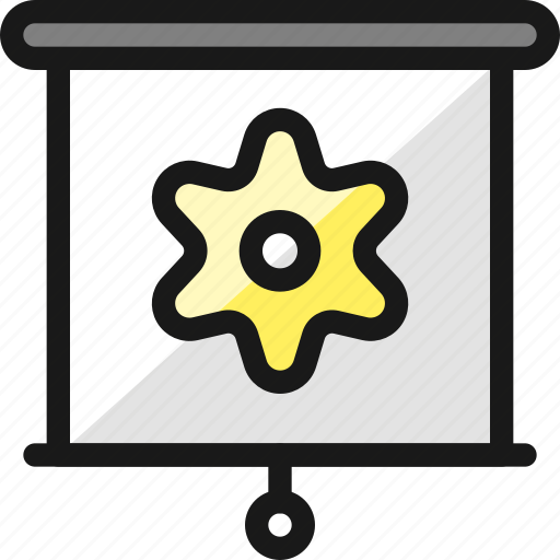 Presentation, projector, screen, settings icon - Download on Iconfinder