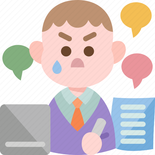 Busy, working, deadline, hectic, tired icon - Download on Iconfinder