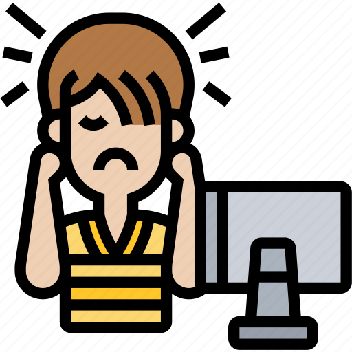 Overload, overwork, office, tired, stress icon - Download on Iconfinder
