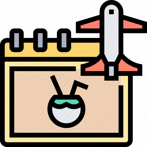 Vacation, holiday, travel, calendar, leave icon - Download on Iconfinder