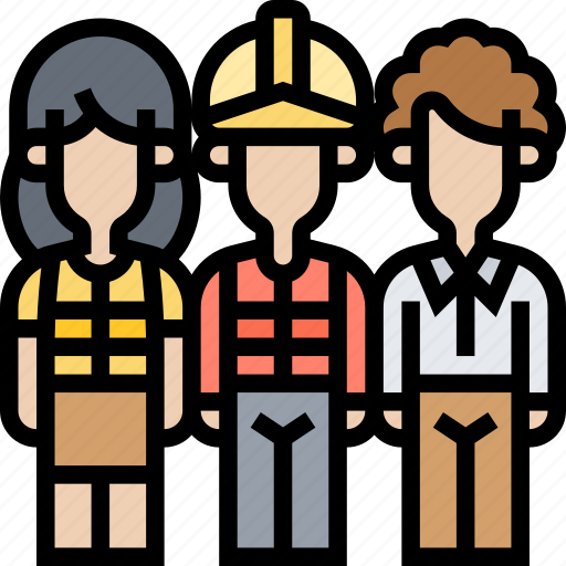 Worker, staff, employee, team, union icon - Download on Iconfinder