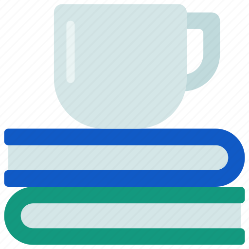 Coffee, on, books, coffeebreak, drink, study icon - Download on Iconfinder