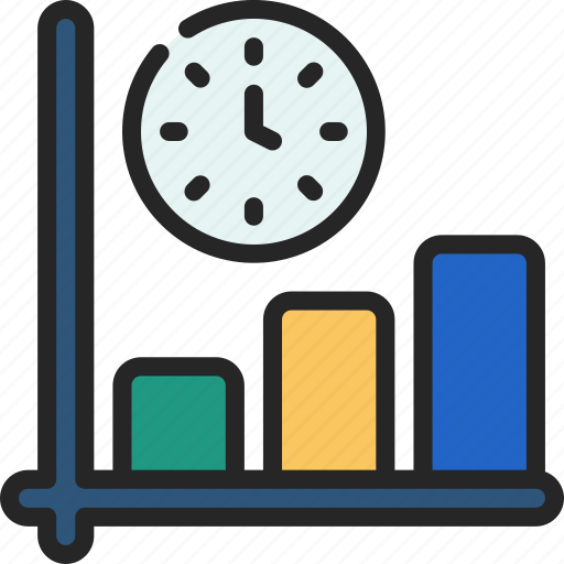 Clock, bar, chart, timer, time, charts icon - Download on Iconfinder