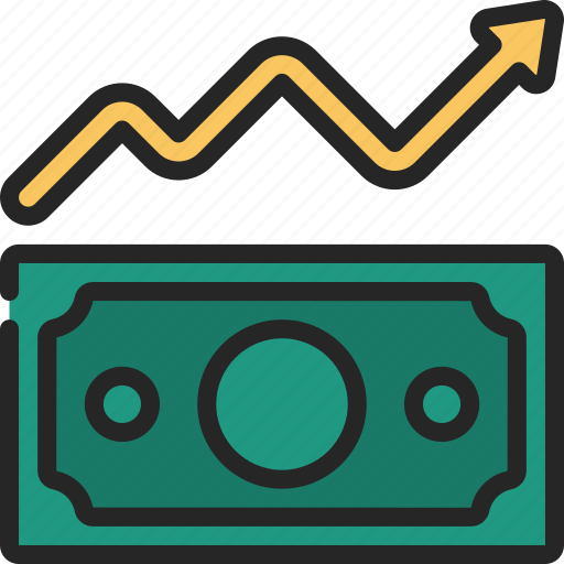 Increased, money, profit, profits, cash icon - Download on Iconfinder
