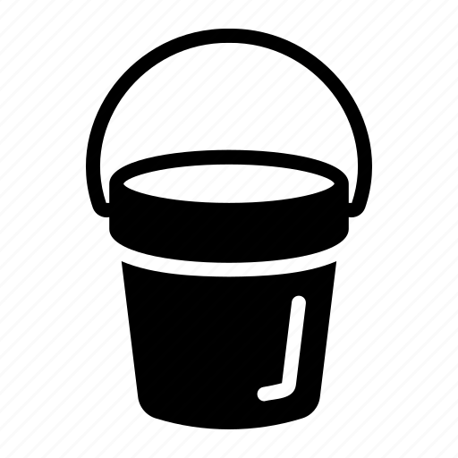 Bucket, water, sand, container, work, tool, construction icon - Download on Iconfinder