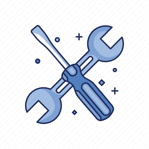 Service, work, hammer, tools, equipment, mechanic, construction icon - Download on Iconfinder