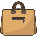 briefcase, bag, suitcase, handbag, office