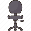 chair, swivel, seat, office, furniture