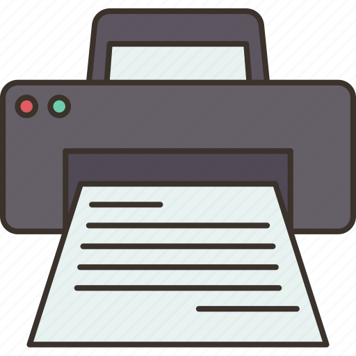 Printer, scanner, paperwork, computer, electronic icon - Download on Iconfinder
