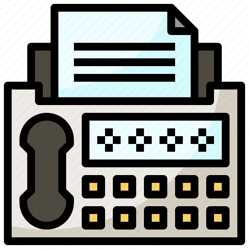 Call, fax, material, office, phone, technology, telephone icon - Download on Iconfinder