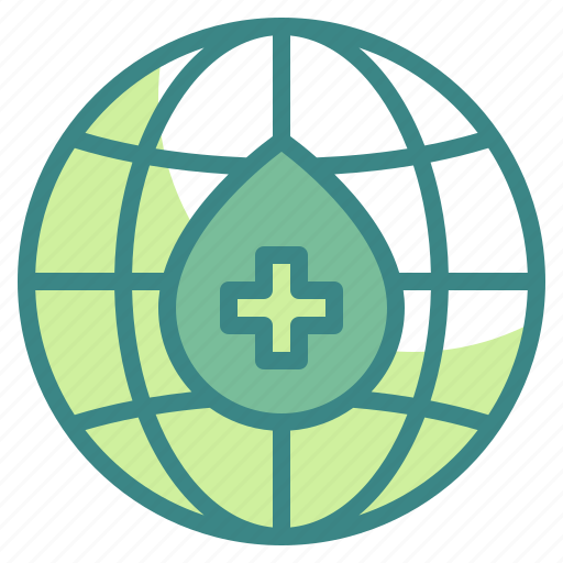 World, blood, earth, donate, charity icon - Download on Iconfinder