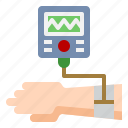 blood pressure gauge, patient, health check, blood pressure, medical tool