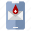 message alert, mobilephone, smartphone, email, newsletter 