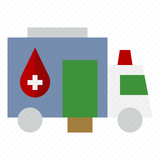 Mobile unit, blood donation, truck, delivery truck, medical service icon - Download on Iconfinder