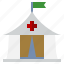 tent, medical, refugee camp, red cross, hospital 